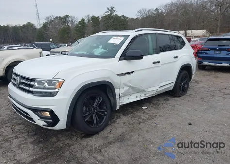 2019 Volkswagen Atlas 3.6L V6 Sel R-Line из США, поврежденный, VIN 1V2SR2CA2KC588692
